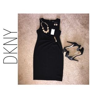 🛍 DKNY Women's Black Sleeves Dress